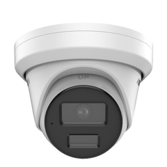 Turret IP 8 Megapixel (4K) / Lente 2.8 mm / 40 mts IR / Exterior IP67 / Micrófono Integrado / DARKFHGITER / Alarmas y Audio I/O / PoE / ONVIF / Micro SD / 4 Analíticos: AcuSense, Deteccion Facial, Conteo de Personas por Cruce y Zona