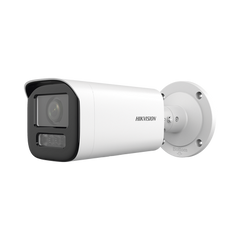 Bala IP 4 Megapíxel / Lente Motorizado 2.7 a 13.5 mm / Dual Light (50 mts IR + 50 mts Luz Blanca) / Exterior IP67 / WDR 120 dB / PoE / Micro SD