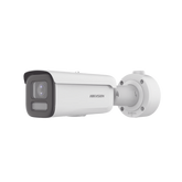 Bala IP 4 Megapixel / Lente Mot. 2.7 a 13.5 mm / Dual Light (60 mts IR + 60 mts Luz Blanca ) / Darkfighter S / Exterior IP67 / IK10 / WDR 130 dB / 4 Analíticos: AcuSense, Deteccion Facial, Conteo de Personas por Cruce y Zona