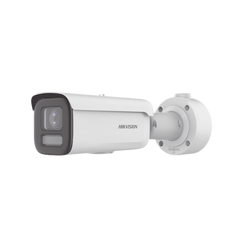 Bala IP 4 Megapixel / Lente Mot. 2.7 a 13.5 mm / Dual Light (60 mts IR + 60 mts Luz Blanca ) / Darkfighter S / Exterior IP67 / IK10 / WDR 130 dB / 4 Analíticos: AcuSense, Deteccion Facial, Conteo de Personas por Cruce y Zona