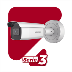 Bala IP 8 Megapixel (4K) / Lente Mot. 2.7 a 13.5 mm / 60 mts IR EXIR / Exterior IP66 / IK10 / DARKFIGHTER / Audio y Alarma I/O / PoE+ / ONVIF / Micro SD / 4 Analíticos: AcuSense, Deteccion Facial, Conteo de Personas por Cruce y Zona