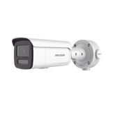 Bala IP 4 Megapixel / Lente 4 mm / Dual Light (60 mts IR + 60 mts Luz Blanca ) / Darkfighter S / Exterior IP67 / WDR 130 dB / 4 Analíticos: AcuSense, Deteccion Facial, Conteo de Personas por Cruce y Zona