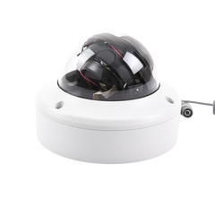 Domo TURBOHD 4K (8 Megapixel) / Lente Mot. 2.7 a 13.5 mm / 40 mts IR EXIR / IP67 / 12 Vcc / 24 VCA / TVI-AHD-CVI-CVBS / 9 a 15 Vcc
