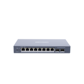 Switch Gigabit PoE+ / Administrable / 8 Puertos Gigabit PoE+ / 2 Puertos SFP / Configuración Nube Hik-Partner Pro / Modo Extendido hasta 300 Metros / 110 W