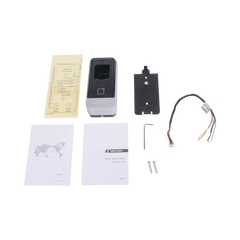 Lector esclavo MIFARE IP65 / Huella Digital / Lector de Tarjetas de Proximidad MiFare / RS-485 / Interior y Exterior / Requiere Panel de Control de Acceso Serie DS-K26 y DS-K27