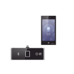 Terminal Facial Min Moe WiFi con pantalla de 7" y Lector de Huellas, Códigos QR y Bluetooth / Exterior IP65 / 10,000 rostros y 50,000 tarjetas / Soporta módulo lector de Huella, QR y Bluetooth / HIK-IA
