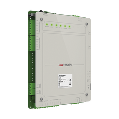 Controlador de Acceso 1 Puerta Administrable en la Nube con Hik-Connect Teams / Interfaz Web / 2 Lectores de Huella o Tarjeta / 100,000 Tarjetas / 10,000 Huellas / Incluye Gabinete y Fuente de Alimentación 12v 4A / Soporta Batería de Respald