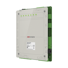 Controlador de Acceso 2 Puertas Administrable en la Nube con Hik-Connect Teams / Interfaz Web / 4 Lectores de Huella o Tarjeta / 100,000 Tarjetas / 10,000 Huellas / Incluye Gabinete y Fuente de Alimentación 12 Vcd 8 A / Soporta Batería de Re
