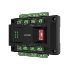 Expansor de 2 Puertas para Paneles de Control de Acceso DS-K27 Series / Comunicación RS-485 / 4 Entradas y 2 Salidas Auxiliares