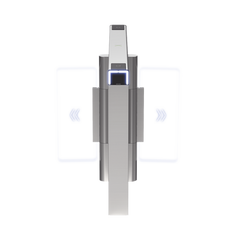 Torniquete Swing Central PREMIUM para Ampliar Carriles / Iluminación LED / Carril de 90 cms / Requiere Torniquetes Izquierdo y Derecho
