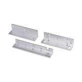Kit de montajes Z y L para Cerradura Magnética HIKVISION / Compatible con DS-K4H258S / Uso en Puerta de Madera y Metal
