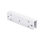 Montaje en "U" para Instalación de Chapa Magnética DS-K4H258S en Puerta de Cristal (Vidrio)