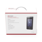 Kit de Control de Acceso TODO INCLUIDO con Lector de Rostros, QRs , Tarjetas y Huellas / 3,000 Rostros / Compatible con App Hik-Connect / Videoportero / Incluye Electroimán Botón de Salida y Montajes Z y L para imán / HIK-IA