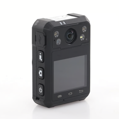 Body Camera Portátil / Grabación a 1920 × 1080p / Pantalla Frontal 1.77" TFT / Conexión Remota 4G / WiFi / GPS / Fotos de Hasta 40 Megapixel / IP68 / H.265 / 128 GB de Almacenamiento / Microfono Integrado