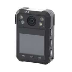 Body Camera Portátil / Grabación a 1920 × 1080p / Pantalla Frontal 1.77" TFT / Conexión Remota 4G / WiFi / GPS / Fotos de Hasta 40 Megapixel / IP68 / H.265 / 128 GB de Almacenamiento / Microfono Integrado