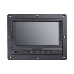 Monitor Táctil (Touch) y Botones de 7" LCD / Compatible con DVR Móvil HIKVISION / Conector Tipo Aviación