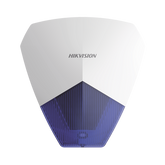 Sirena Estrobo Cableada Hikvision / Ideal para cualquier Panel de Alarma / Azul / 105 dB / Proteccón IP54