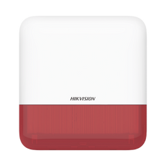 (AX PRO) Sirena Inalámbrica con Estrobo Rojo para Exterior IP65 / 110 dB