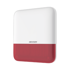 (AX PRO) Sirena Inalámbrica con Estrobo Rojo para Exterior IP65 / 110 dB