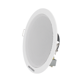 Altavoz Montaje en Plafón / 6 Watts / 100 V / Rejilla de Metal / Color Blanco / Uso Interior