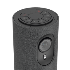 Cámara de Videoconferencia Portátil / Resolución de 2 Megapixel (Full HD) / 4 Micrófonos / Altavoz 5 W / Conexión USB / Control Remoto / Plug and Play / Movimiento PTZ