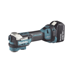 Multiherramienta Oscilante Inalámbrica de 18V, incluye 2 Baterías BL1850B de 5.0 A, Cargador DC18RC, Accesorios y Estuche Makpac