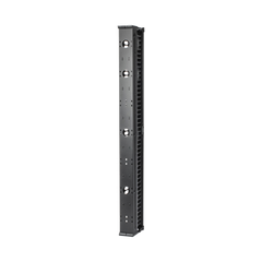 Organizador Vertical CableTek, Doble (Frontal y Posterior), Para Rack Abierto de 45 Unidades, 6 in de Ancho, Color Negro