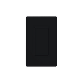 Placa ciega color negro.