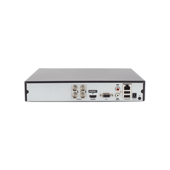 DVR 4 Canales TurboHD + 1 Canal IP / 2 Megapíxel (1080p) Lite / Acusense Lite (Evita Falsas Alarmas) / Audio por Coaxitron / 1 Bahía de Disco Duro / H.265+ / Salida de Vídeo Full HD