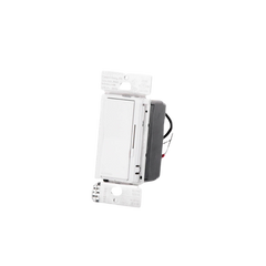 (Caseta Wireless) DIVA Atenuador de pared. Aumenta/Disminuye Intensidad de Iluminación. No requiere cable neutro. 150W LED / 600W INC/HAL