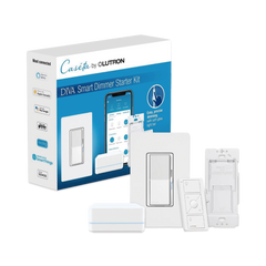 (Caseta Wireless) Kit Hub controlador, atenuador, control remoto PICO, base de pared y tapa.