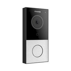 DOORBELL / WIFI / 100% en la Nube / POE / Bluetooth / NFC / Lector de Tarjetas MIFARE / Notificación en APP / Llamada Telefónica / SIP / ONVIF / IP65 / Cámara 2 MP / Botón con Iluminación / Control de 1 Puerta