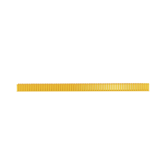 Canaleta Ranurada de PVC sin Tapa, Fiber-Duct™, 4 in de Ancho, 4 in de Alto y 1828.8 mm de Largo, Color Amarillo