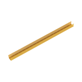 Canaleta Ranurada de PVC sin Tapa, Fiber-Duct™, 4 in de Ancho, 4 in de Alto y 1828.8 mm de Largo, Color Amarillo