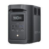 Estación de Energía Portátil de 980Wh Litio LFP / 10 Puertos AC 500 W (Max. 1000W) / 2 USB-C 100W / Cargador de Coche 10A a 12.6V / Conectividad WiFi y Bluetooth (App) / Carga Solar 500W Max.