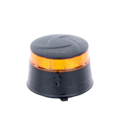 Baliza LED Recargable, Compacta y Discreta, Color Ámbar, Con Montaje Magnético y de Succión