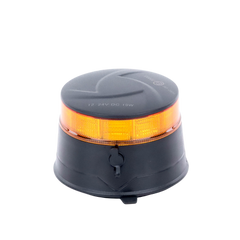 Baliza LED Recargable, Compacta y Discreta, Color Ámbar, Con Montaje Magnético y de Succión