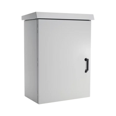 Gabinete Para Exterior OSP ComLine, Protección NEMA 4/12/4X/3/3R; IP66, 600 mm de Ancho, 500 mm de Profundidad, 18 UR, De Aluminio, Color Gris Claro