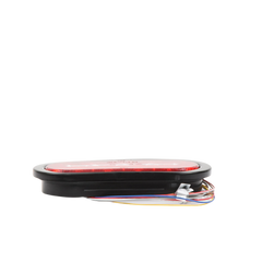 Plafón Ovalado de 7.5" Para Camiones de Transporte, 18 LED Ultra Brillantes, Color Rojo/Claro/Ambar