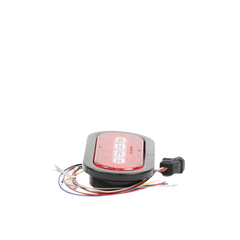 Plafón Ovalado de 7.5" Para Camiones de Transporte, 18 LED Ultra Brillantes, Color Rojo/Claro/Ambar
