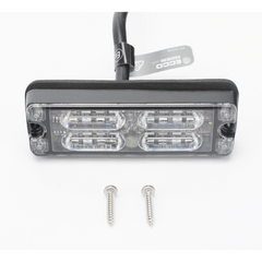 Luz Perimetral, 12 LED Ultra Brillantes, Color Rojo / Azul