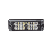 Luz Perimetral, 12 LED Ultra Brillantes, Color Rojo / Claro