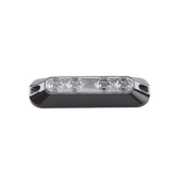 Luz Perimetral , 4 LEDs Ultra Brillantes, color Ambar