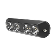 Luz perimetral, 4 LEDs Ultra Brillantes, color Rojo / Claro