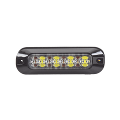 Luz Auxiliar Serie X3744, 8 LEDs Ultra Brillantes, color rojo claro.