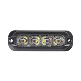 Luz perimetral , 8 LED Ultra Brillantes, Dual Color Rojo / Claro