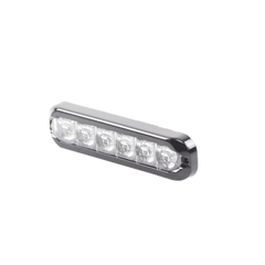 Luz perimetral , 12 LEDs Ultra Brillantes, Dual Color Rojo / Claro