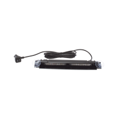 Luz de Visera, 12-24 Vcc con enchufe vehicular, doble cabezal, dual color, ámbar/blanco