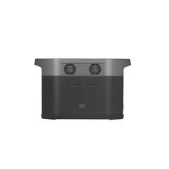 EcoFlow DELTA 2 MAX | Estación de Energía Portátil 2048Wh Litio LFP / 6 AC 2400 W (Max. 3400W) / 2 USB-C 100W / Capacidad para Aumentar Respaldo / Soporta Cargador de Coche 10A a 12.6V / Conectividad WiFi y Bluetooth (App) / Carga Sol
