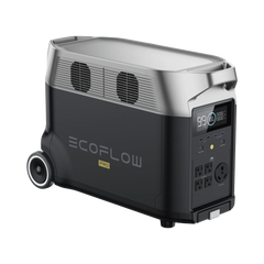 Estación de Energía Portátil DELTA PRO 3600Wh Litio LFP / 5 AC 3600W (7200W Pico) / 2 USB-C 200W / Capacidad para Aumentar Respaldo / Cargador de Coche 10A a 12.6V / Conectividad WiFi y Bluetooth (App) / Carga Solar 1600W Max.